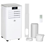 HOMCOM 7000 Btu Mobile Air Conditioner Indoor Portable Ac Unit
