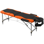 Portable Massage Table Beauty Therapy Couch Bed Spa | One Size | Orange