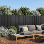 12pcs Galvanised Steel Corrugated Roofing Sheets | Black