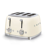 Klf05 & Tsf03 50's Style Mini Kettle & 4-slice Toaster Set | Cream