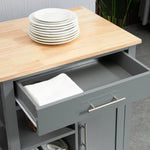 Compact Trolley With Open Shelf, Drawer
