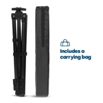 Telescopic Artist Easel Adjustable Painting Tripod With Carry Bag Black