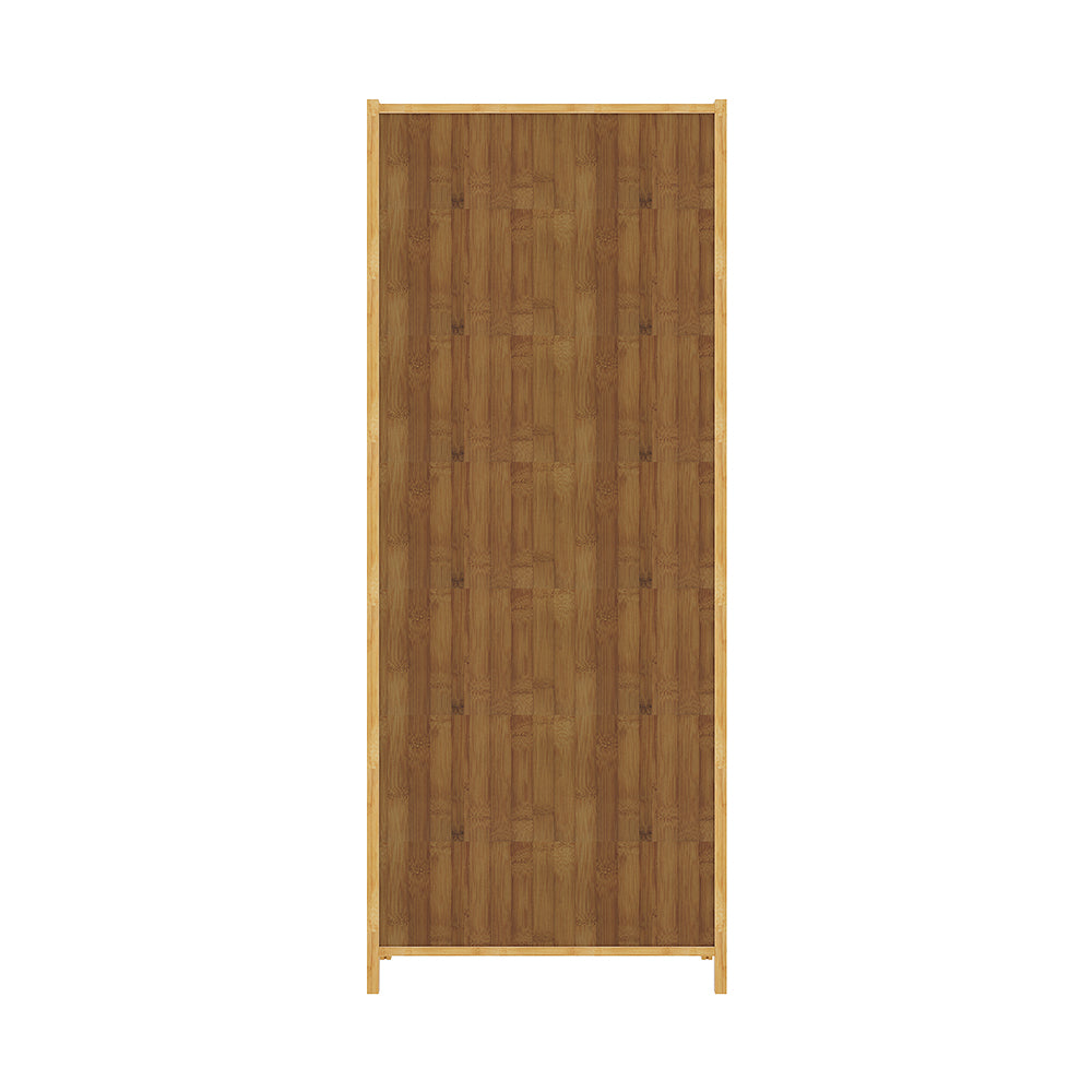 3-tier Narrow Bookcase Storage Cabinet With Acrylic 40cm W Door