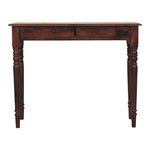 Solid Wood Heritage Turned-leg Console Table