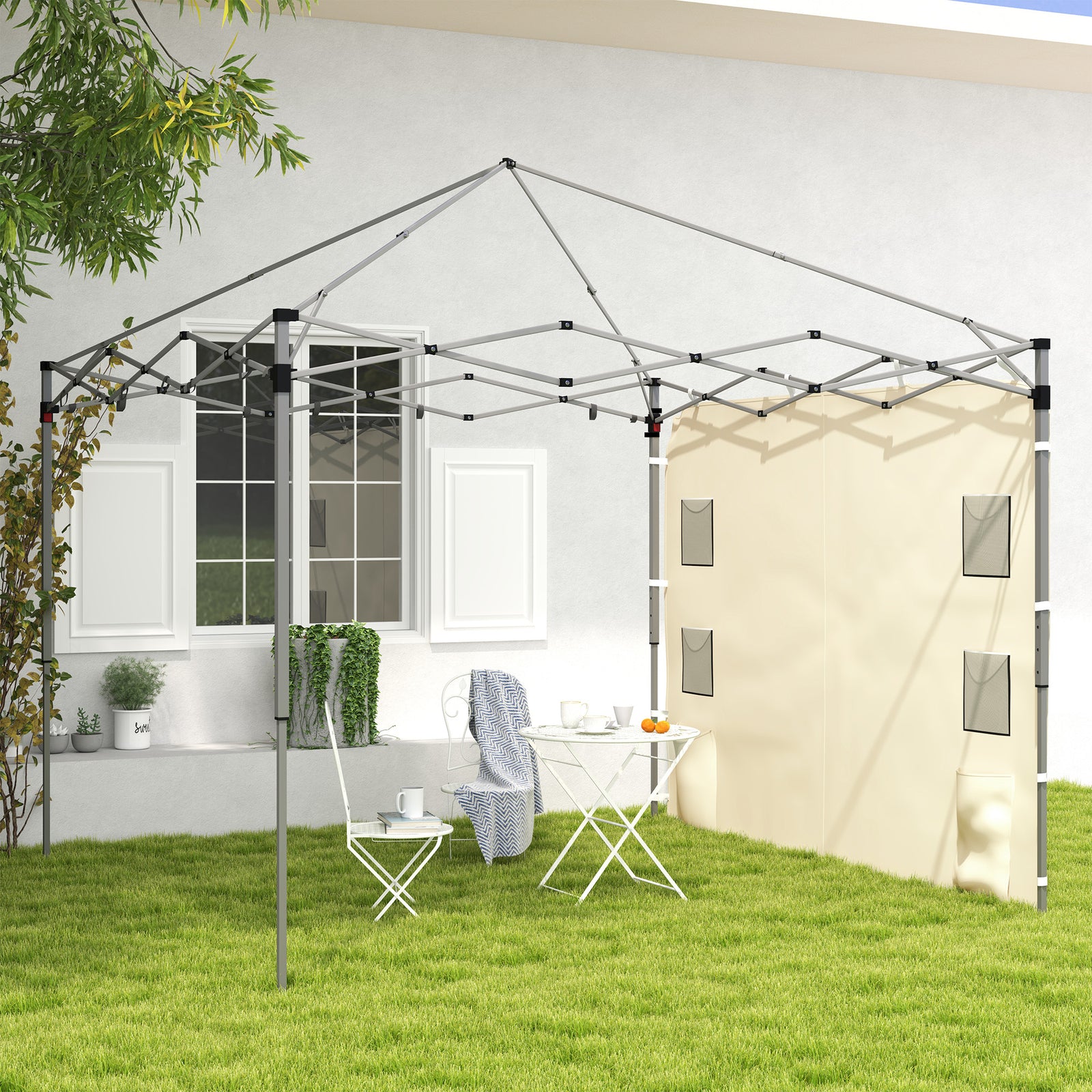 Side Panel For 3x3 M Pop Up Gazebos, 1 Pack Sidewall Only | Beige