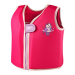Childrens/kids Sea Squad Otter Swim Vest | 4-6 Years | Pink