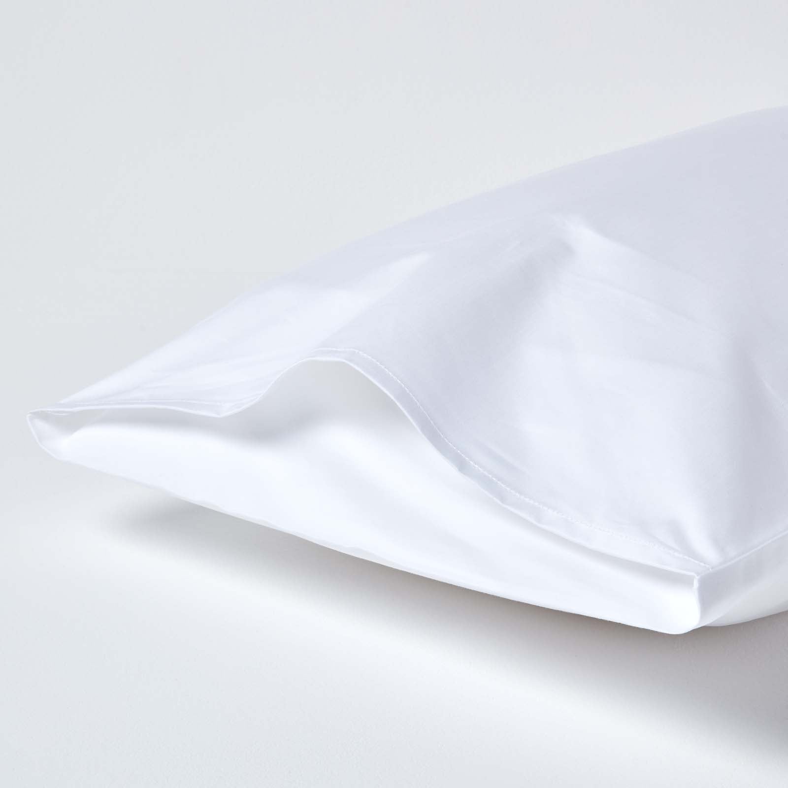 Egyptian Cotton Housewife Pillowcase 1000 Tc | 48 x 74cm | White