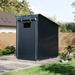 Breeins 4 X 6ft Outdoor Garden Storage Shelter With Roll-up Zipper Door