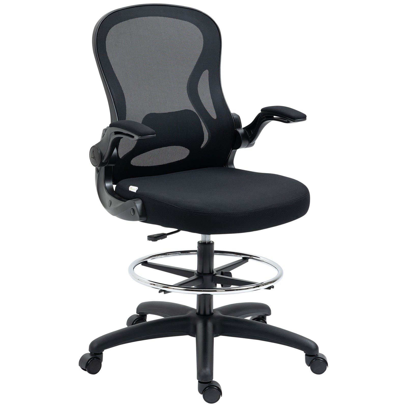 Tall Office Chair W/ Lumbar Support | Black