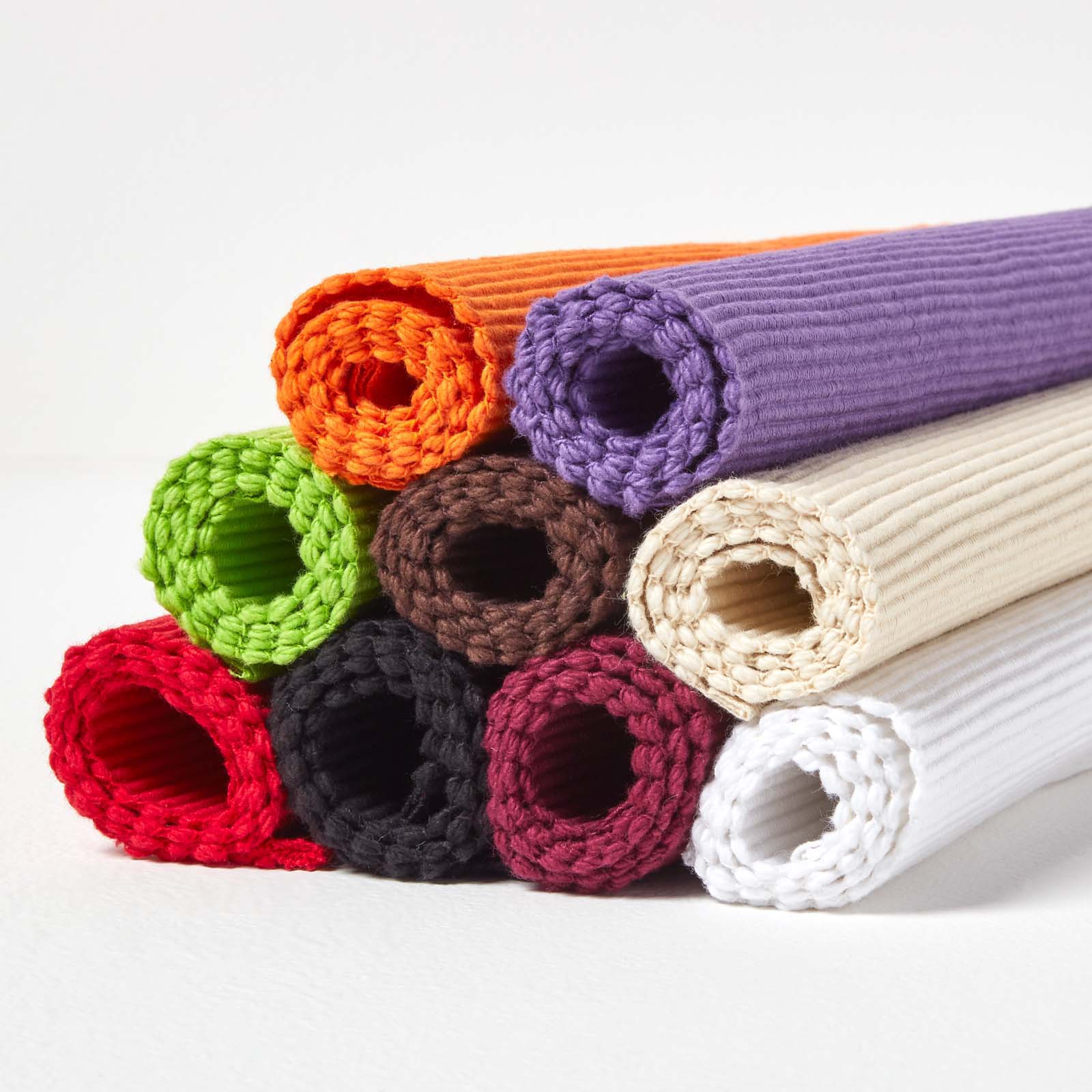 Cotton Plain Pack Of 2 Placemats | 50cm x 30cm | Cream