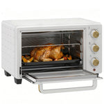 Toaster Oven 21l Electric Grill With Adjustable Temperature | White