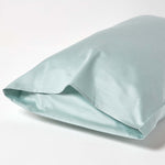 Organic Cotton Housewife Pillowcase 400 Tc | 48 x 74cm | Duck Egg Blue
