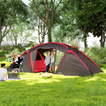 4-6 Man Family Tent, 2 Bedrooms, Living Room