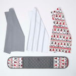 Gonk Christmas Tea Towels Set Of 3