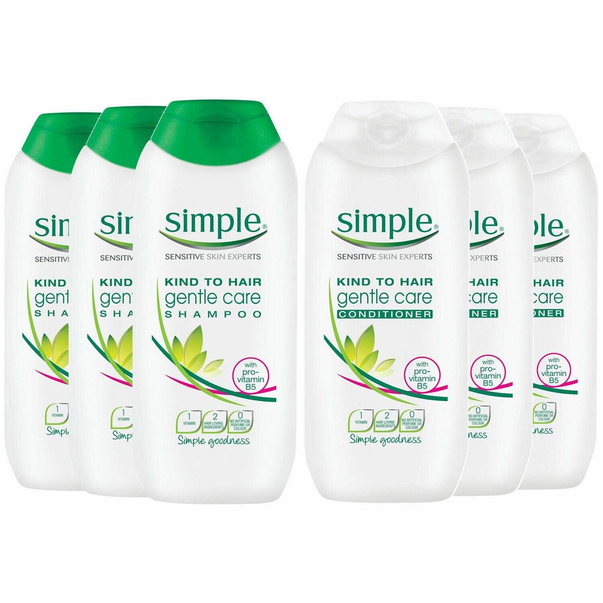 Gentle Care Shampoo & Conditioner 200ml Bundle | Set of 3
