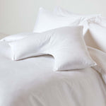 V Shaped Pillowcase Organic Cotton 400 Tc | V Shape | White