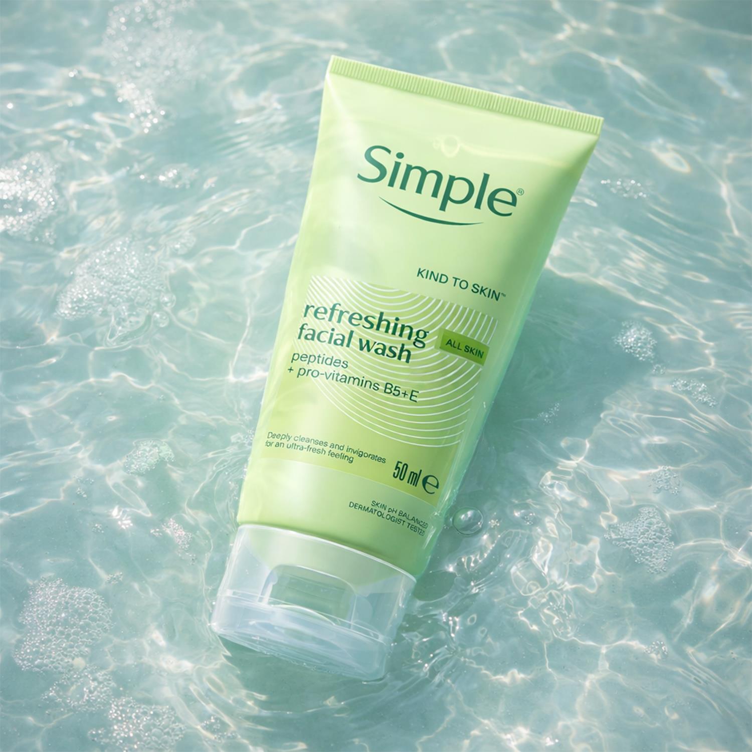 Simple Travel Wash 50ml Day Cream Spf 15 & Night Cream Bundle