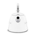 Wkf01 Retro Stovetop Whistling Kettle | White