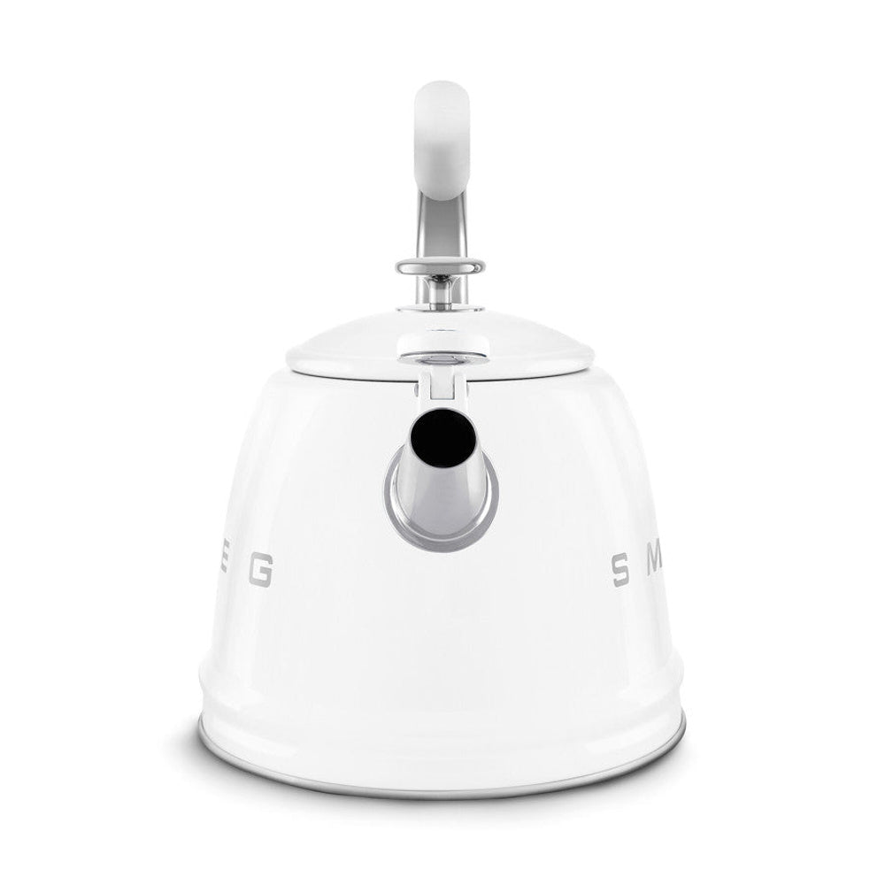 Wkf01 Retro Stovetop Whistling Kettle | White