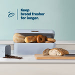 Taurus Bread Bin & Canister Set - Grey