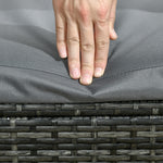 Garden Sun Lounger Rattan Recliner Lounger Chair