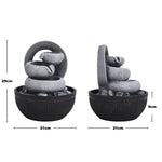 Garden Fountain Resin Water Feature With Led Light