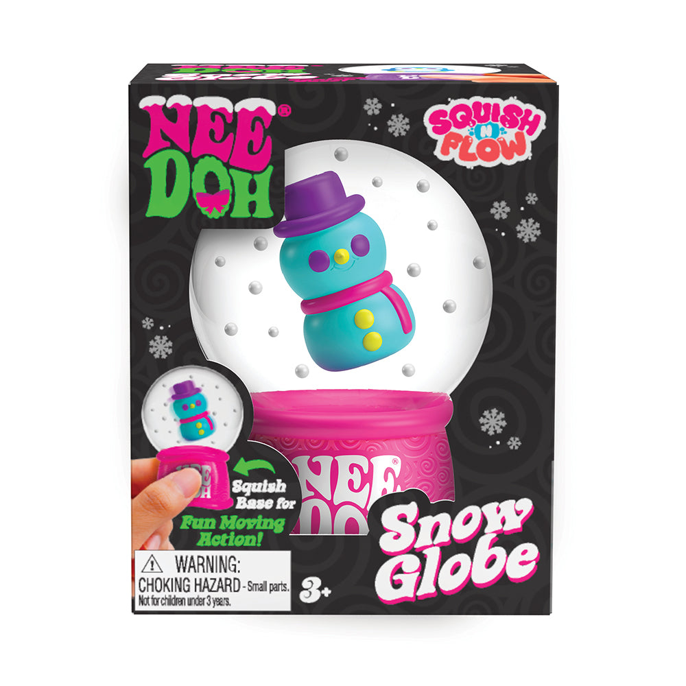 Needoh Squish N Flow Snow Globe - Christmas Fidget Toy