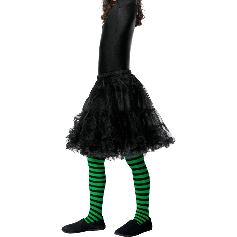 Wicked Witch Tights | Green & Black