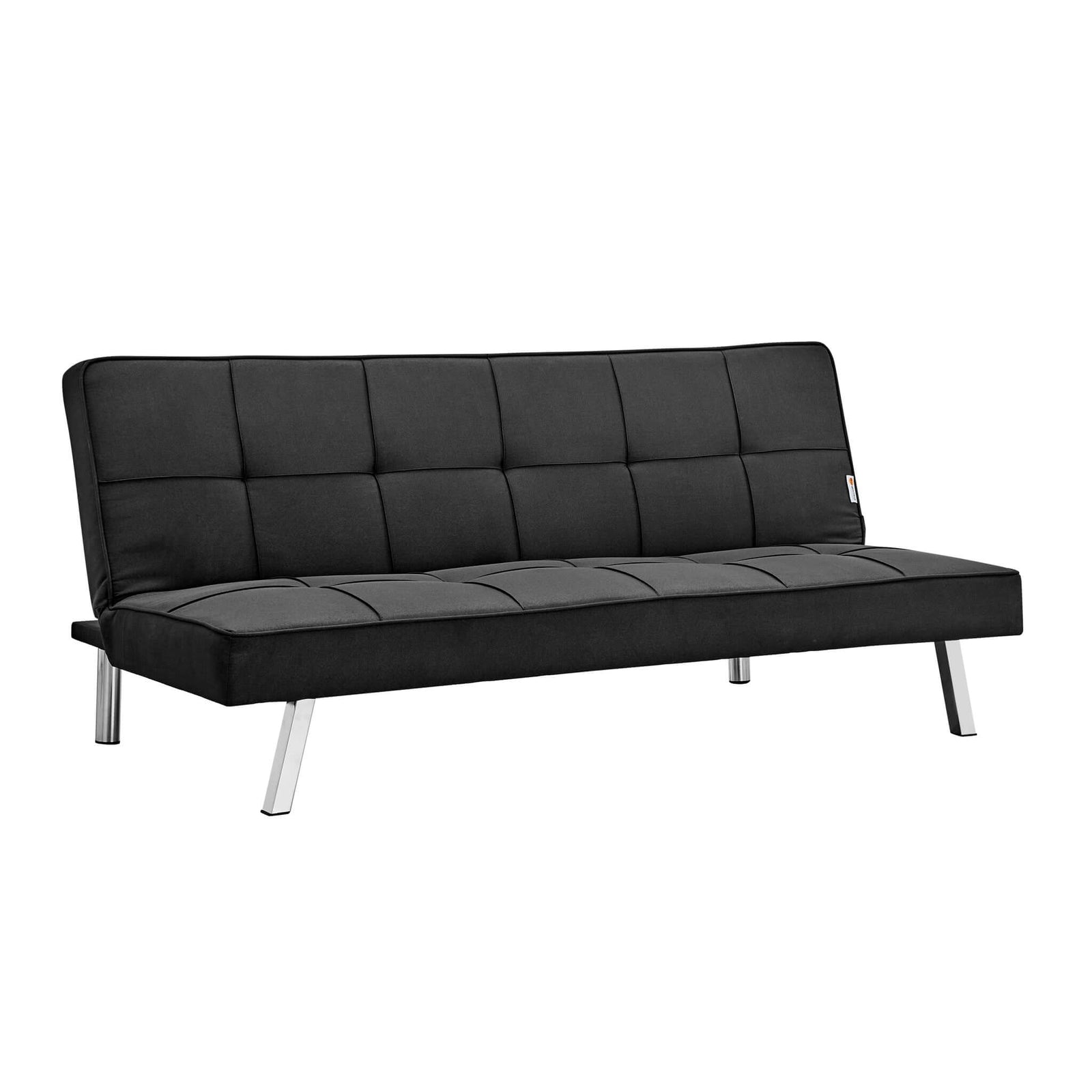 Click Clack Linen Blend Sofa Bed - 3 Seater | Black
