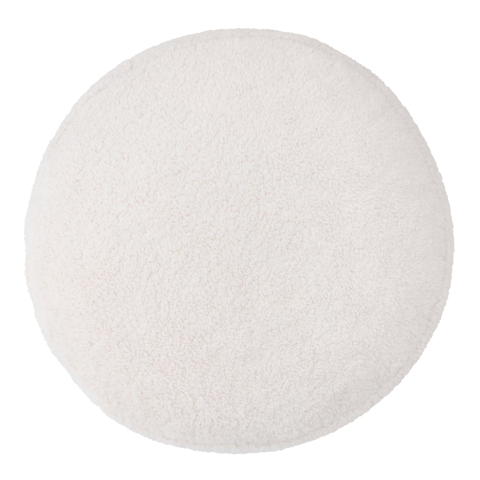 Iggy Borg Fleece Bean Bag Pouffe | White