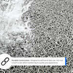 Spaghetti Anti Slip Shower/Bath Mat | 100cm x 40cm | Grey