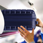 40x20x25cm Cabin Carry-on Suitcase - Lightweight, Durable, 4-wheel Luggage - 100+ Airlines Approved | Cabin | Navy Blue