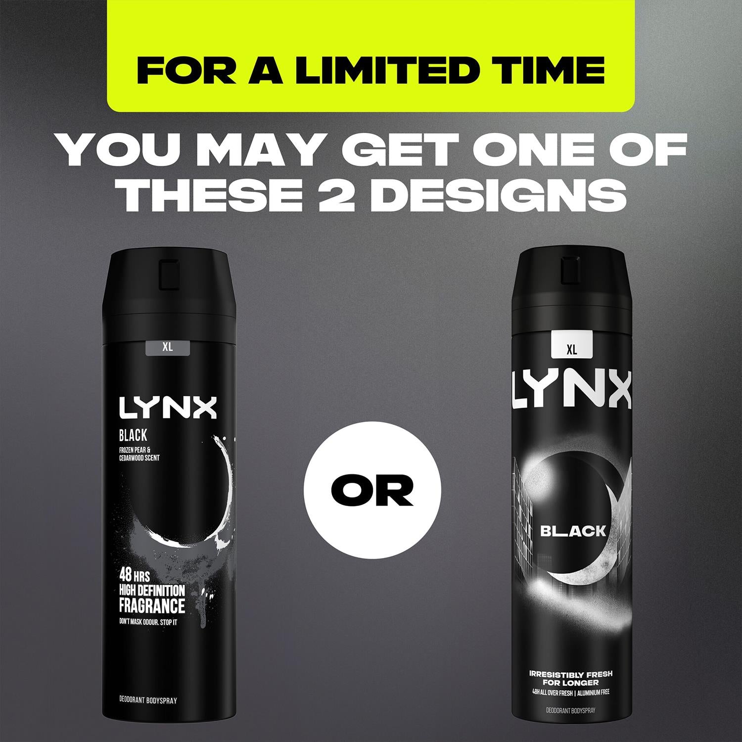 Xl Black Body Spray Deo 48h Fresh Frozen Pear & Cedarwood 200ml | Set-of-12
