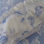 Monique In Cotton Printed Duvet Cover Set | Double | Blue