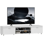Modern Tv Unit With Cabinet Shelf For Living Room