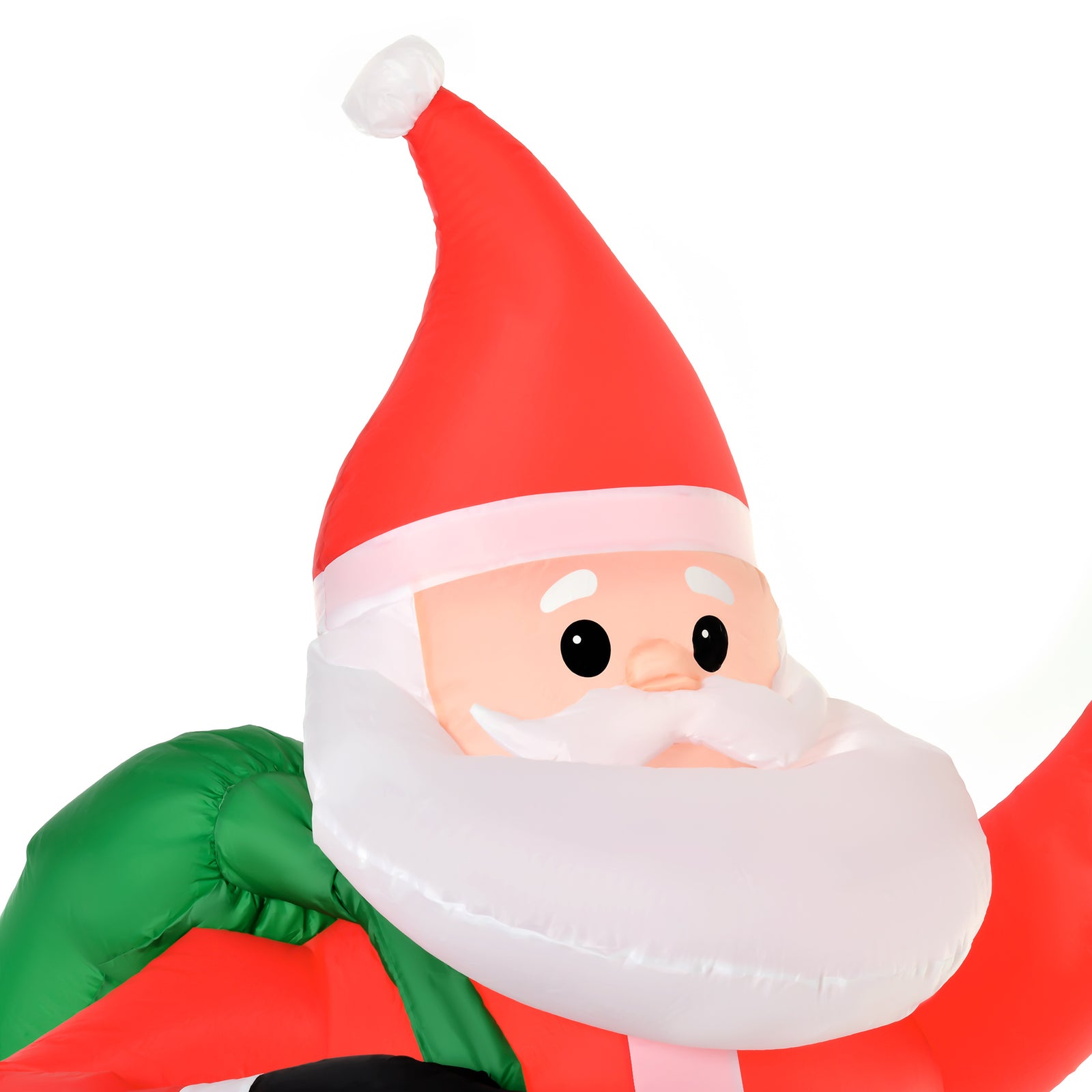 8ft Lighted Christmas Inflatable Santa Claus Gift Bag