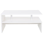Modern Coffee Table With Open Shelf