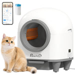 80l Self Cleaning Cat Litter Tray With App Control Safety Protection