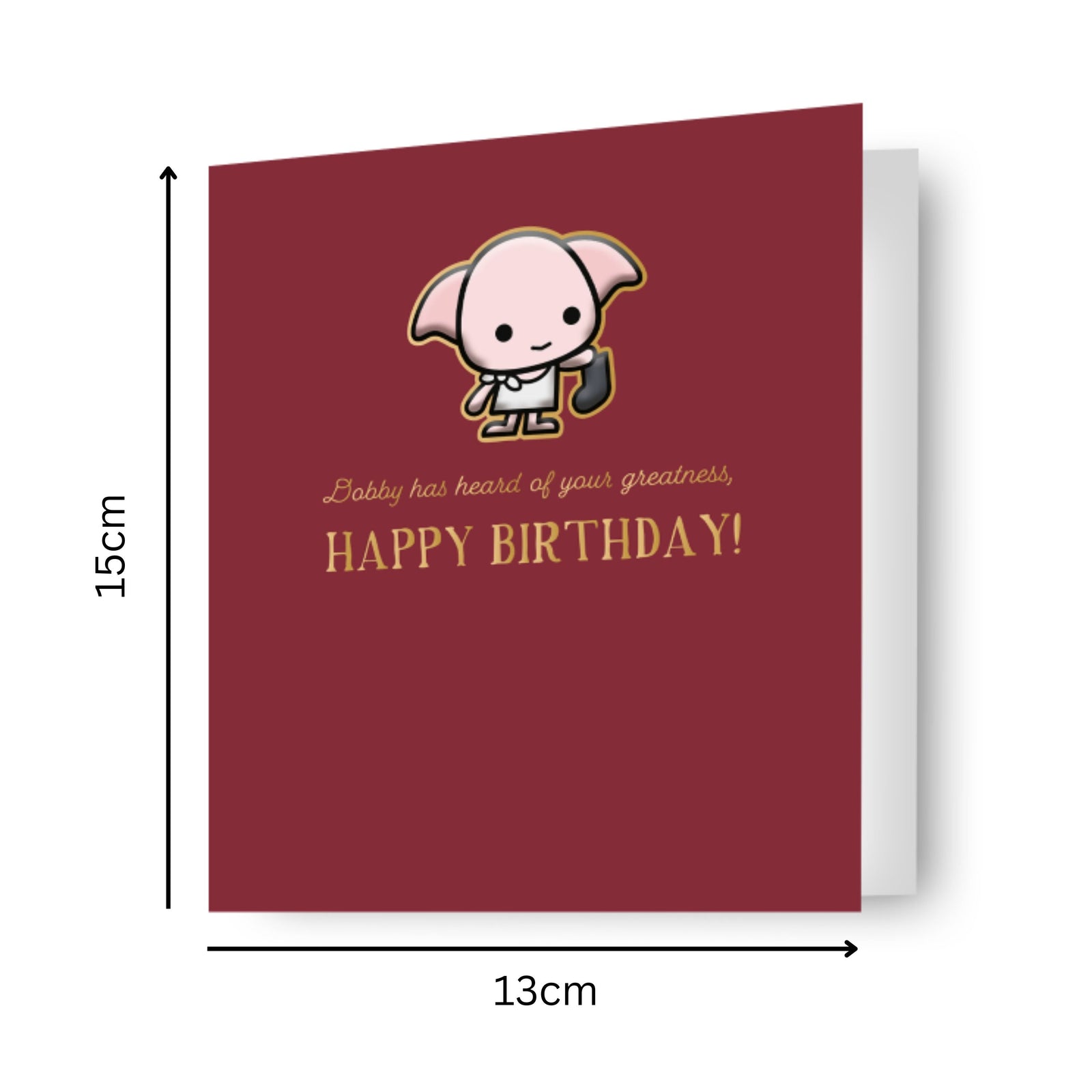 Harry Potter Dobby Birthday Card Official Product