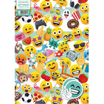 Emoji 2 Sheets & 2 Tags Wrapping Paper