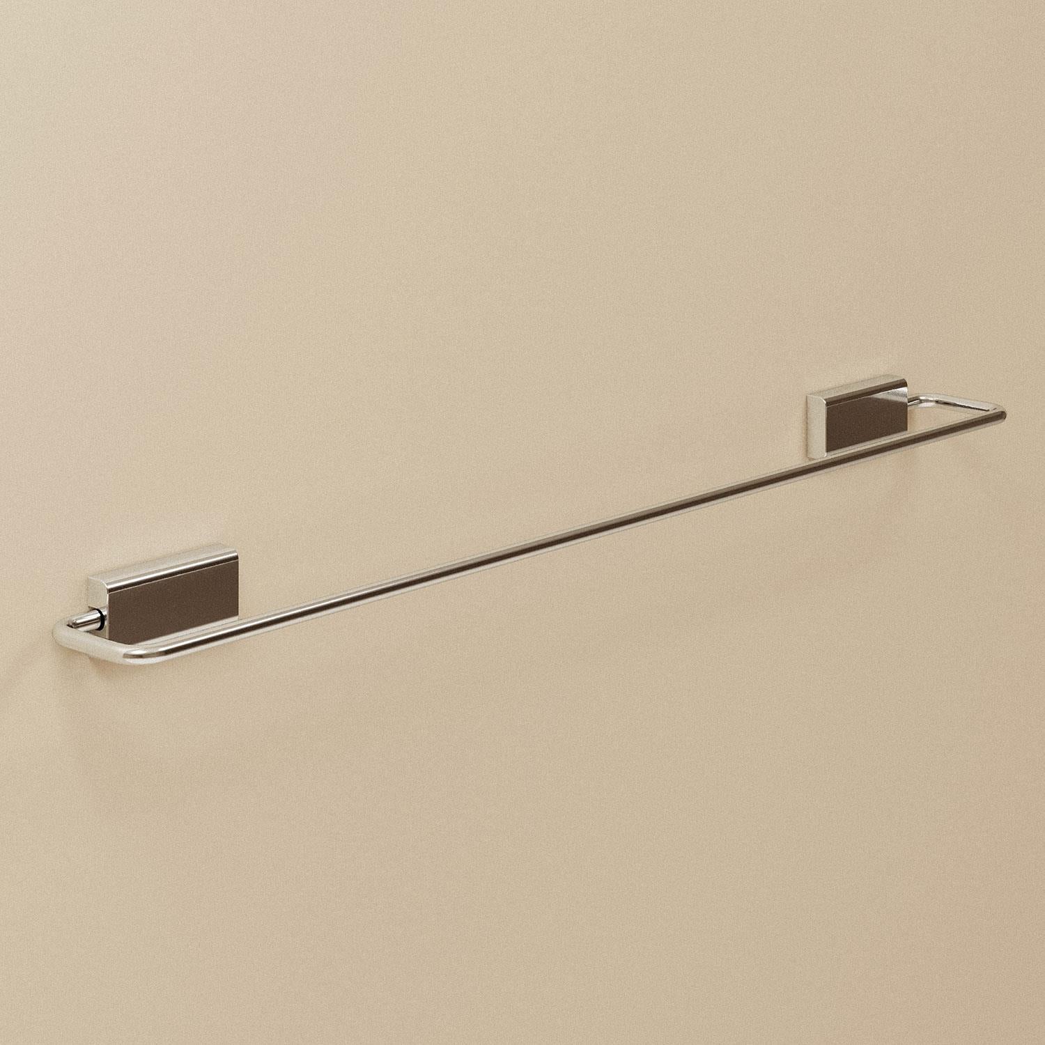 Towel Rail 60cm Screw-in Or Self-adhesive, Chrome Silver, Next Collection