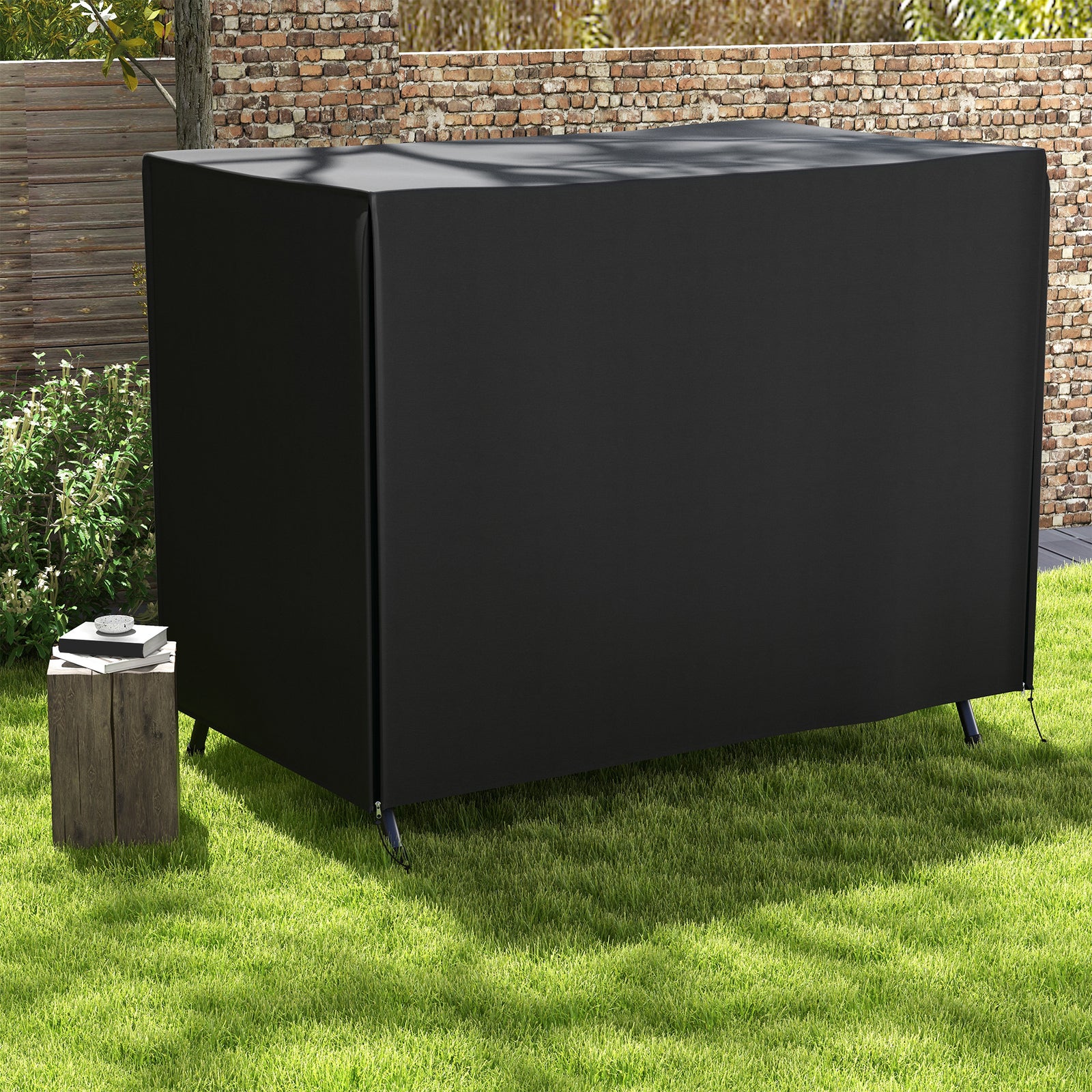 Garden Furniture Protector Patio Swing Chair Cover Black