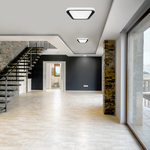Quadro Led Ceiling Lamp 40cm Stylish Modern Powerful Economical Full Remote Control | Black