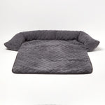 HOMESCAPES Dark Grey Sofa Pet Bed Protector
