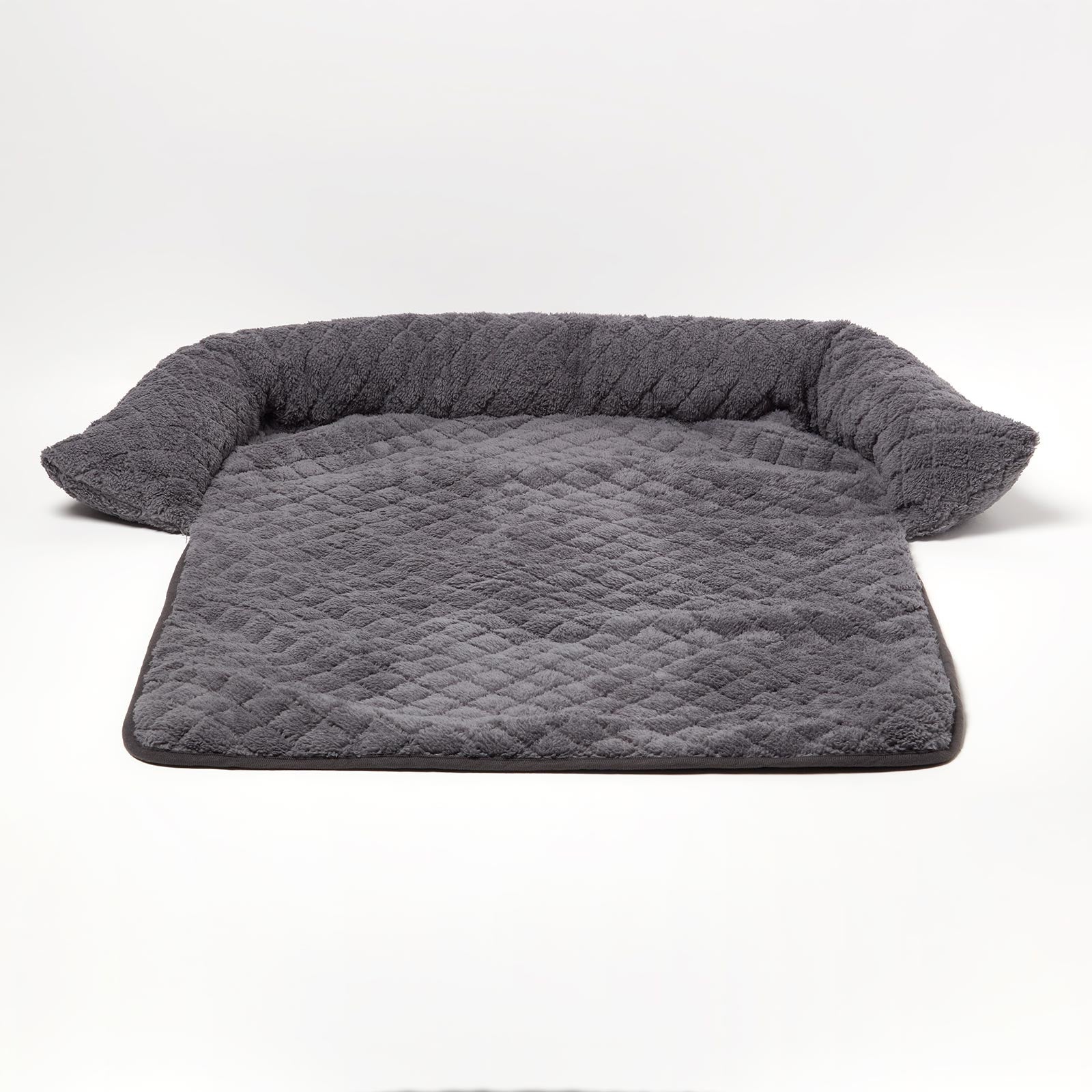 HOMESCAPES Dark Grey Sofa Pet Bed Protector