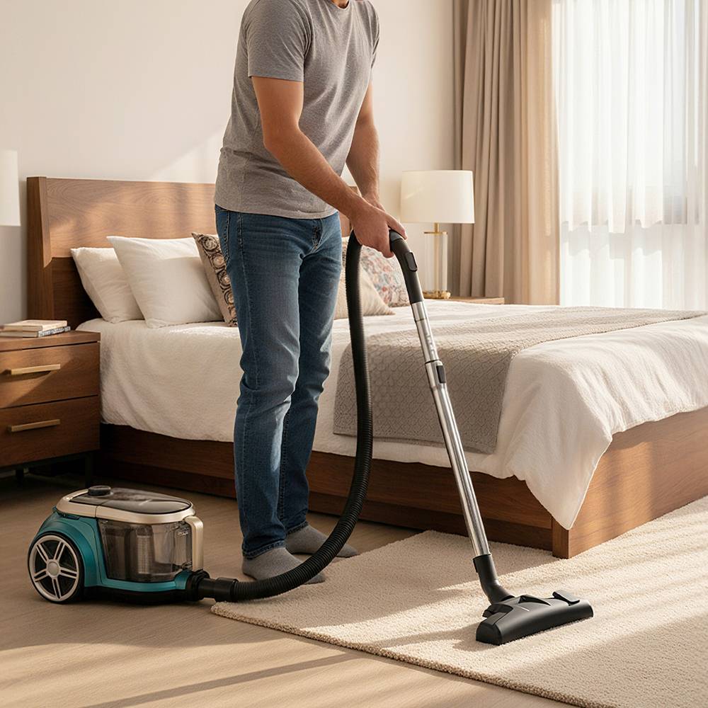 Breeins 800w Bagless Canister Vacuum Cleaner With Cyclone System & 2.2l Dust Container