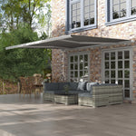4x3m Full Cassette Awning, Electric/manual, Remote | Grey