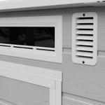 6 X 4ft Outdoor Garden Pent Roof Tool Storage Shed | Light Grey