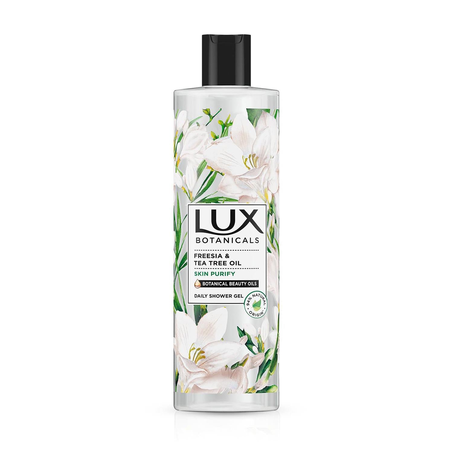 Daily Shower Gel Freesia & Tea Tree Oil Skin Purify, 6x 500ml