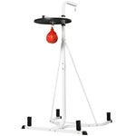Free-standing Adjustable Speed Bag Platform | White